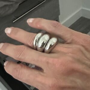 Banana Republic Silver Statement Ring